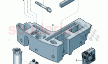 Vehicle tools breakdown set with compressor