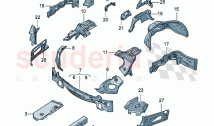 Side member Wheel housing