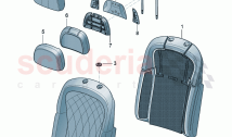 Back seat Backrest D - MJ 2021>> - MJ 2023