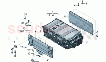 High-voltage battery