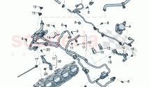Fuel supply line Breather line Connecting tube with AKF valve