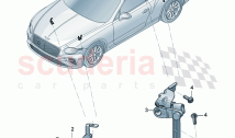 Sensor for headlight range control