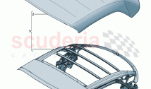 Roof cover (fabric) with rear window