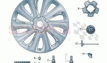 Aluminium rim Hub cap Mulliner Styling Specification