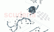 Coolant cooling system For vehicles with hybrid drive Engine bay Underbody