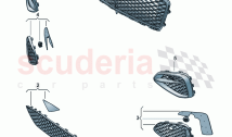Air guide grille