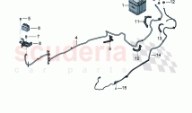 Wiring set for battery + Wiring set for electro- mechanical power steering