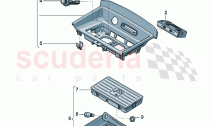 Stowage compartment Centre console