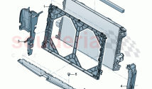 Air guide Cooler for coolant