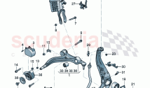 Wishbone Wheel bearing housing