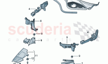 Cover for plenum chamber cover for engine compartment