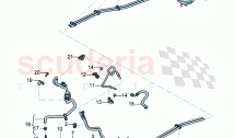 1 set of fuel pipes with breather tube Fuel supply line Breather line
