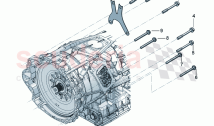 Assembly parts for engine and gearbox