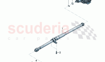 propeller shaft 2-piece with intermediate bearing