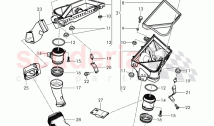 air cleaner with connecting, parts, mass air flow sensor, D - MJ 2016>>