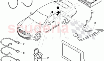 For vehicles with rear seat entertainment 'RSE', additional equipment