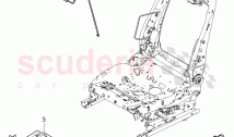 electrical parts for seat, and backrest adjustment