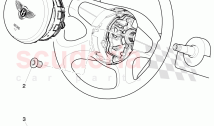 airbag unit for steering wheel