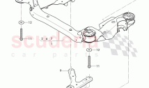 sub-frame, with rubber mounting