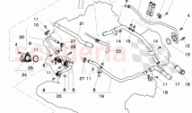 Coolant hoses and pipes, engine, D >> - MJ 2014
