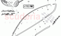 trim for door window frame, trim strip for fender and door, D >> - MJ 2015
