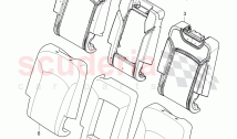trim panel for backrest, (2nd seat row), D - MJ 2018>>