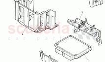 control module - engine, bracket for elec.contr. module