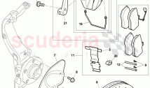 brake caliper, for vehicles with ceramic, brake disc, D >> - MJ 2011