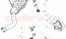 exhaust silencer, rear, Exhaust pipe tips, D >> - MJ 2015