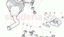Exhaust muffler with exhaust flap, Exhaust pipe tips, D >> - MJ 2015