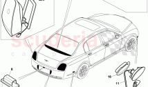 Side and Rear Lamps, F 3W-5-026 890>> 3W-7-050 975
