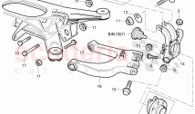 track control arm, F 3W-7-051 363>>, F ZA-A-062 566>>