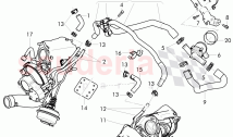 water cooling for turbocharger