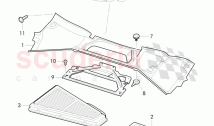 Cover for plenum chamber, dust and pollen filter