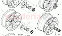 alloy wheel, D - MJ 2007>> - MJ 2008