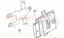 Control unit for reduction, agent metering system