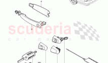 door handle, outer, door latch