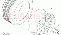 Complete wheels and tires