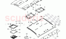 roof trim panel, D - MJ 2017>>