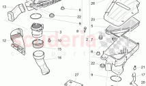 air cleaner with connecting, parts, mass air flow sensor, D >> - MJ 2015