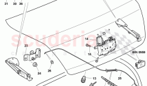 fasteners, for flap, rear, for vehicles with electric, tailgate activation, D - MJ&hellip;