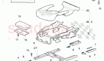 seat support, D - MJ 2007>> - MJ 2008