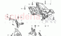 Gearbox mounting, for 8-speed automatic gearbox