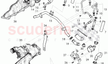 water cooling for turbocharger