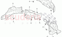 heat protection plate for cross panel