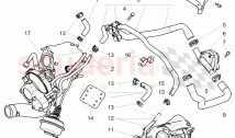 water cooling for turbocharger