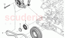 Alternator, connecting and mounting parts, for alternator, v-ribbed belt, tensioni&hellip;