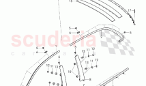 trim for door window frame, trim for bumper, D - MJ 2017>>