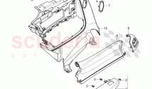 armrest, trim panel for rear panel