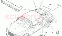 Aerial module, Infotainment system, D >> - MJ 2011